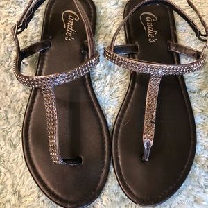 Jeweled summer sandals